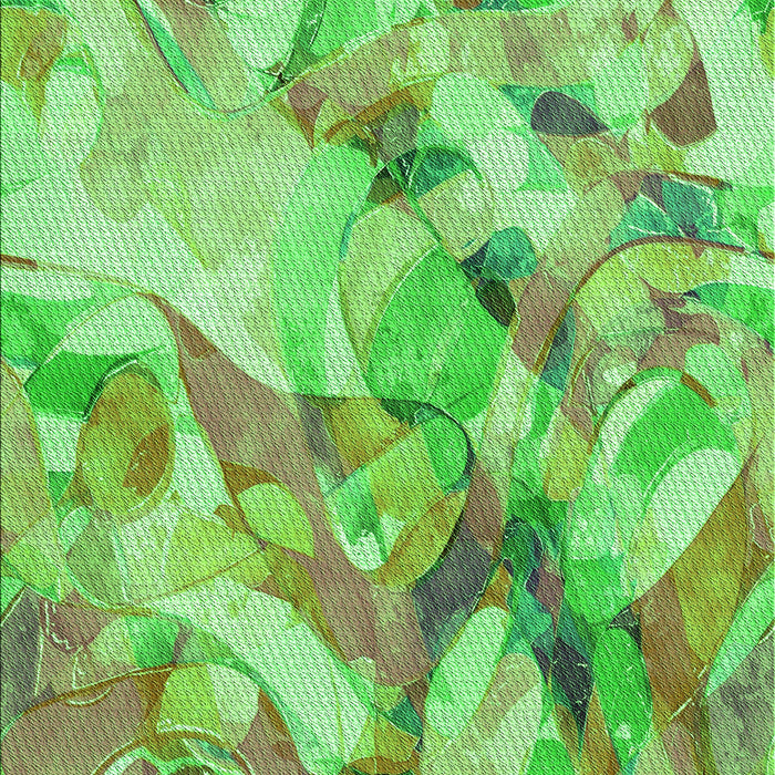 Patterned Emerald Green Rug, pat3192grn