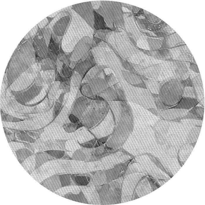 Square Machine Washable Transitional Platinum Silver Gray Rug in a Living Room, wshpat3192gry