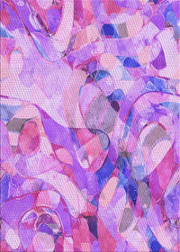Machine Washable Transitional Violet Purple Rug, wshpat3192pur
