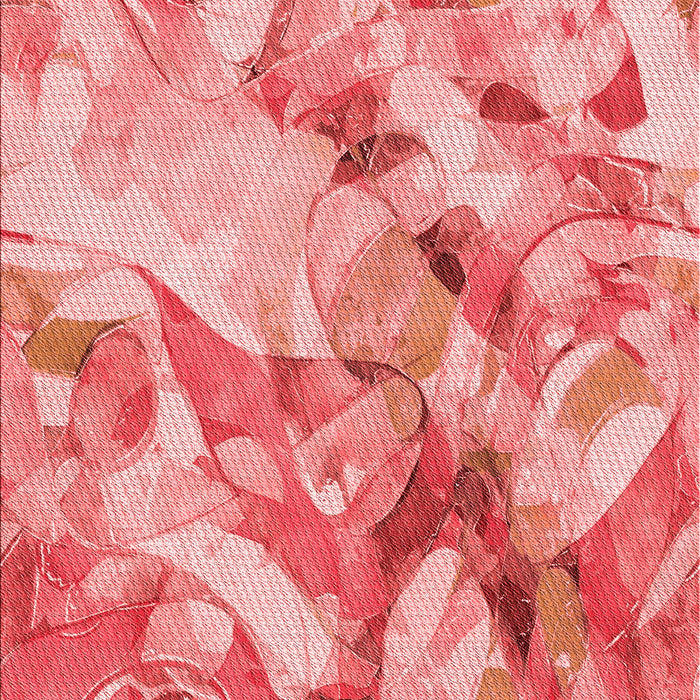 Machine Washable Transitional Light Salmon Pink Rug, wshpat3192rd