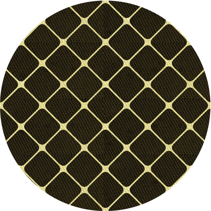 Square Patterned Oak Brown Rug, pat3193yw