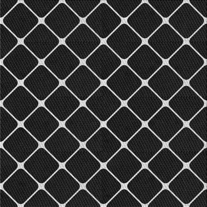 Sideview of Machine Washable Transitional Black Rug, wshpat3193