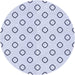 Square Patterned Lavender Blue Rug, pat3194blu