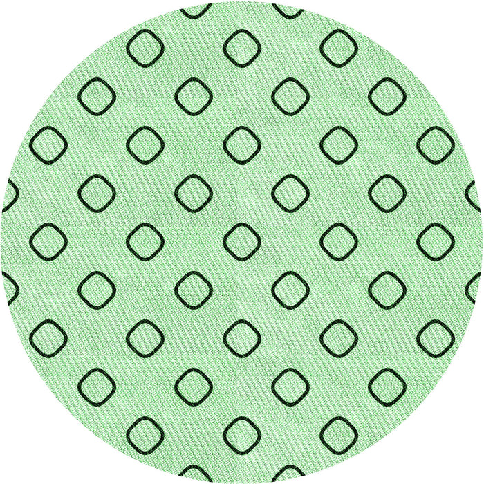 Square Machine Washable Transitional Mint Green Rug in a Living Room, wshpat3194grn