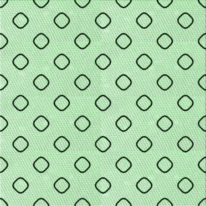 Round Machine Washable Transitional Mint Green Rug, wshpat3194grn