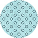 Square Patterned Electric Blue Rug, pat3194lblu