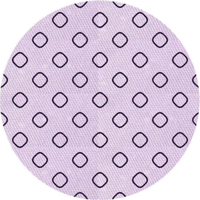 Square Patterned Orchid Purple Rug, pat3194pur