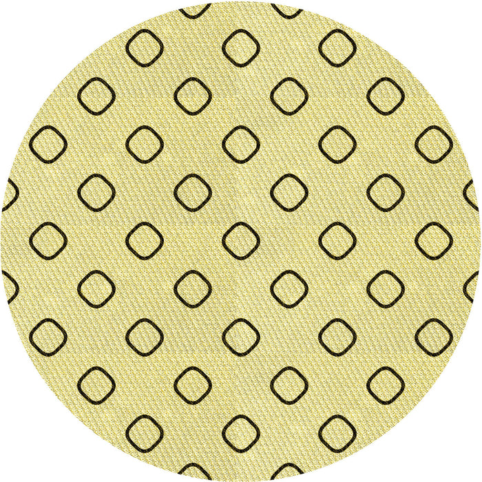 Square Machine Washable Transitional Sun Yellow Rug in a Living Room, wshpat3194yw