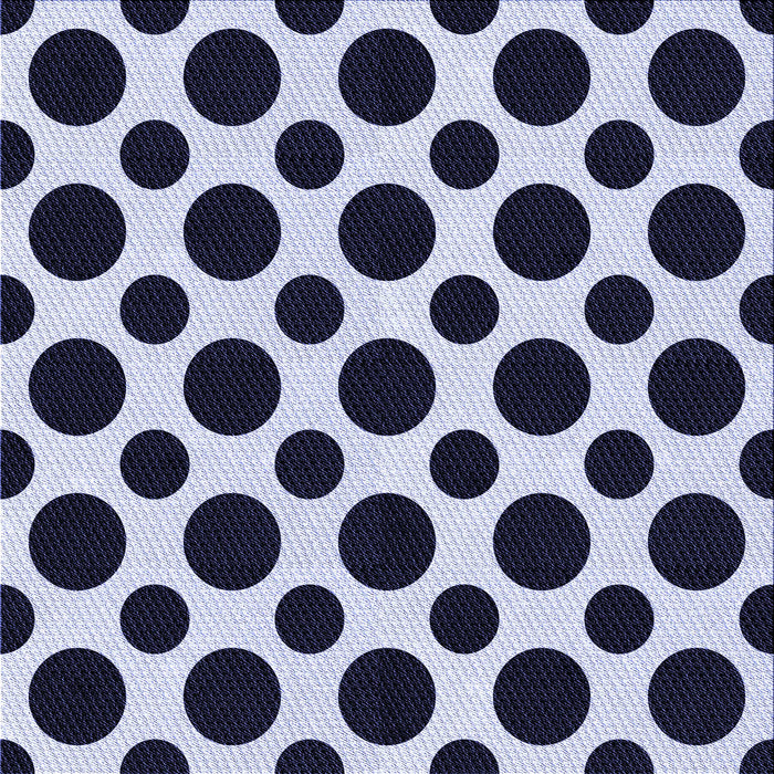 Round Patterned Night Blue Rug, pat3195blu