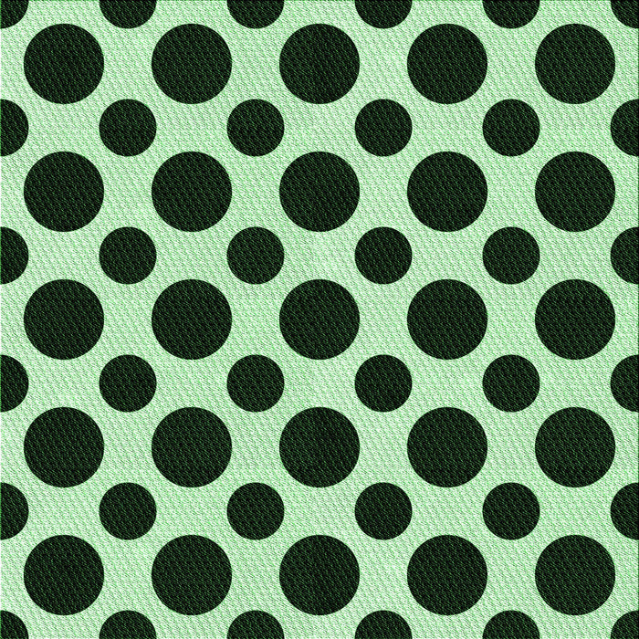 Round Machine Washable Transitional Dark Forest Green Rug, wshpat3195grn