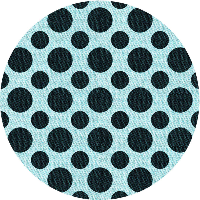 Square Machine Washable Transitional Deep Teal Green Rug in a Living Room, wshpat3195lblu