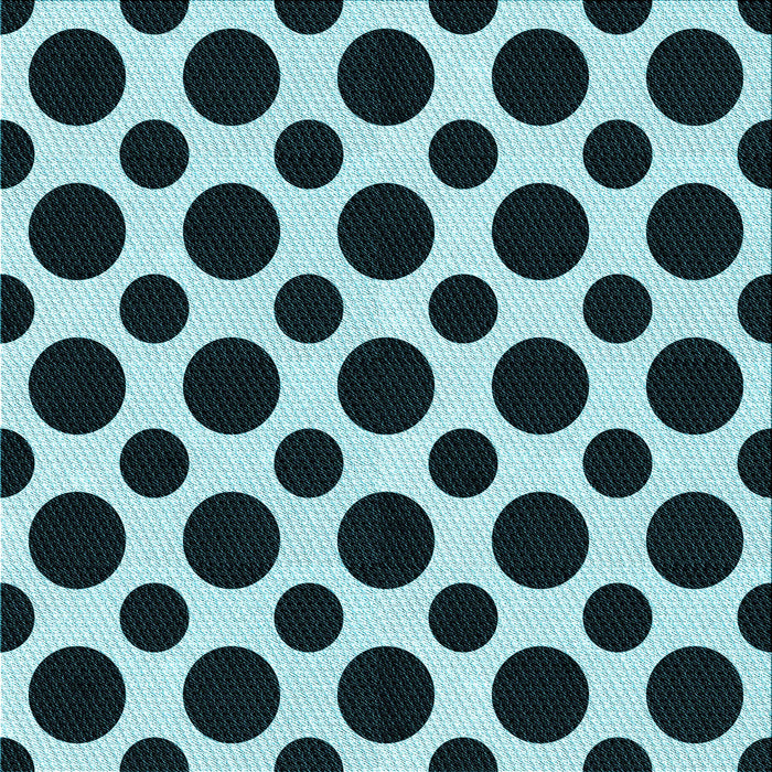 Round Patterned Deep Teal Green Rug, pat3195lblu