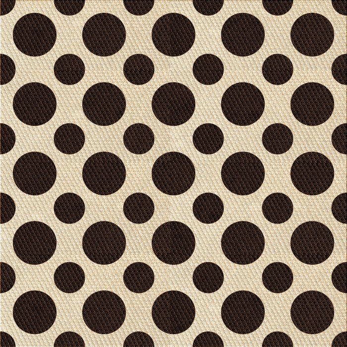 Round Patterned Red Rug, pat3195org