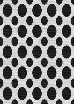 Patterned Gray Novelty Rug, pat3195