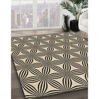 Patterned Milk Chocolate Brown Rug, pat3196brn