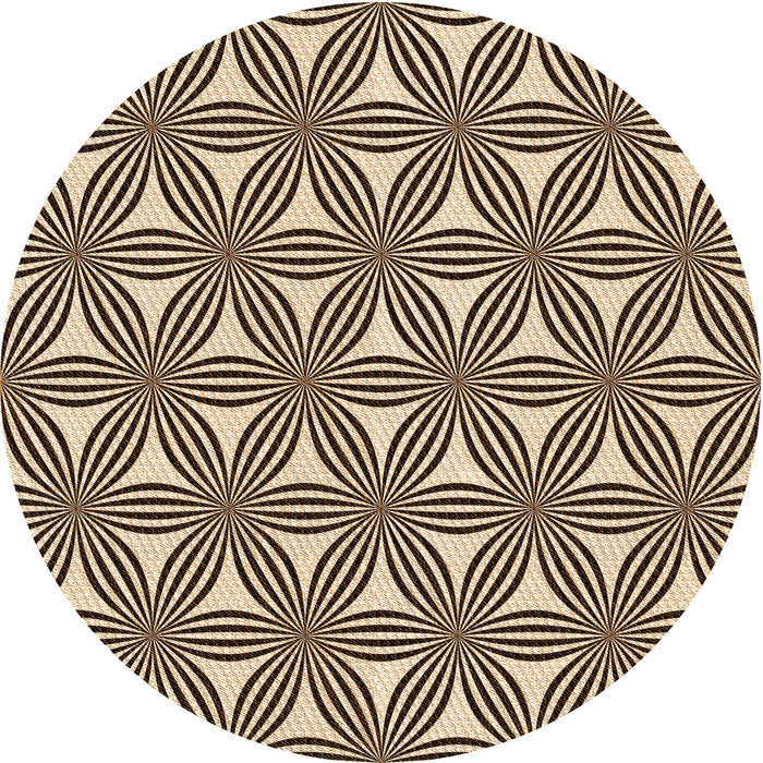 Square Machine Washable Transitional Khaki Gold Rug in a Living Room, wshpat3196org