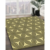 Patterned Milk Chocolate Brown Rug, pat3196yw