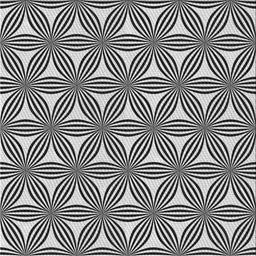 Square Patterned Charcoal Black Novelty Rug, pat3196