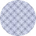 Square Patterned Lavender Blue Rug, pat3197blu