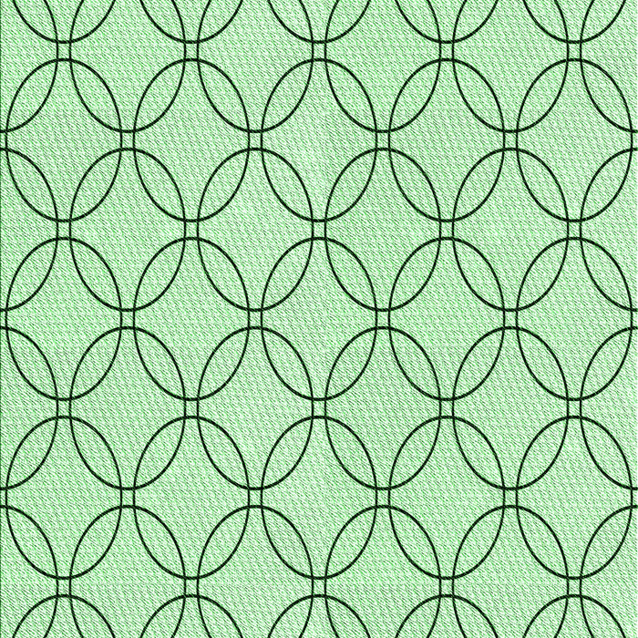 Patterned Mint Green Rug, pat3197grn