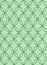 Machine Washable Transitional Mint Green Rug, wshpat3197grn