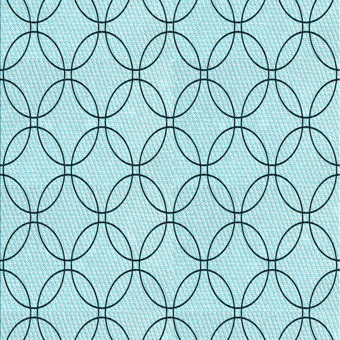 Patterned Electric Blue Rug, pat3197lblu