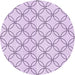 Square Patterned Lilac Purple Rug, pat3197pur