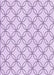 Machine Washable Transitional Lilac Purple Rug, wshpat3197pur