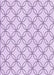 Patterned Lilac Purple Rug, pat3197pur