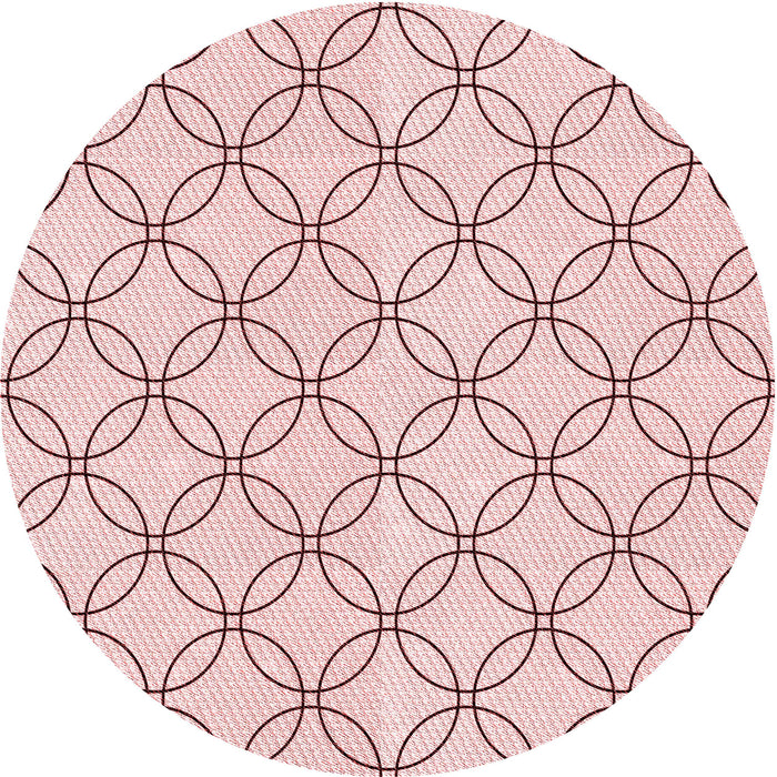 Square Patterned Pink Rug, pat3197rd