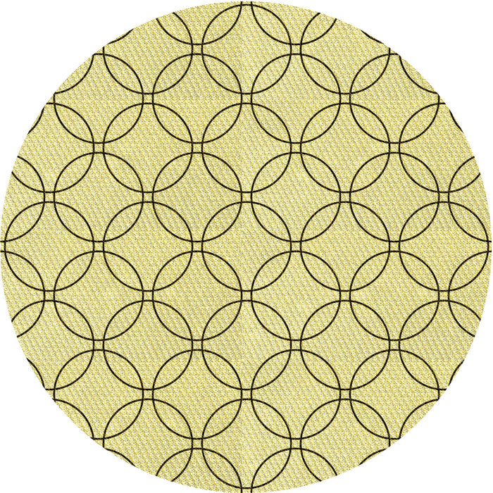 Square Machine Washable Transitional Sun Yellow Rug in a Living Room, wshpat3197yw