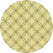 Square Machine Washable Transitional Sun Yellow Rug in a Living Room, wshpat3197yw