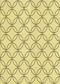 Machine Washable Transitional Sun Yellow Rug, wshpat3197yw