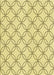 Machine Washable Transitional Sun Yellow Rug, wshpat3197yw