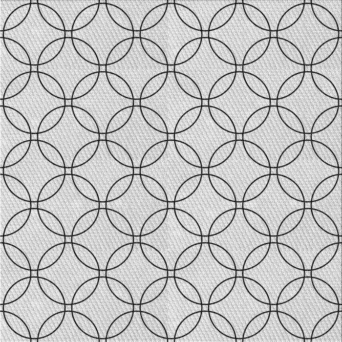 Sideview of Machine Washable Transitional White Smoke Rug, wshpat3197