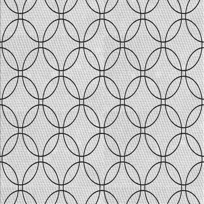 Patterned Off-White Novelty Rug, pat3197