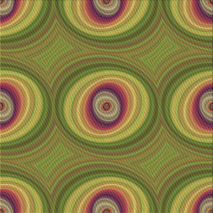 Round Patterned Pistachio Green Rug, pat3198brn