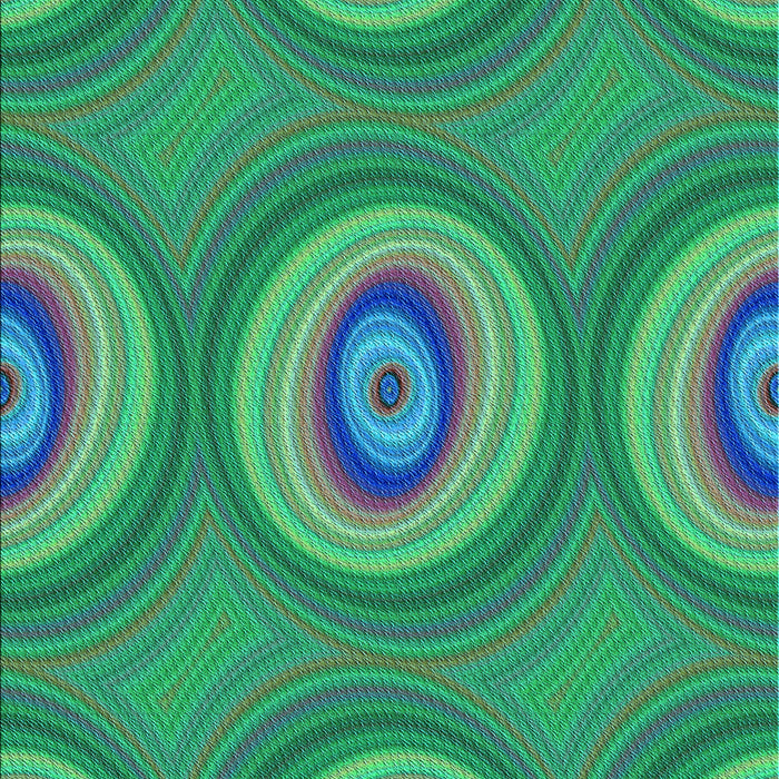 Patterned Spring Green Rug, pat3198lblu