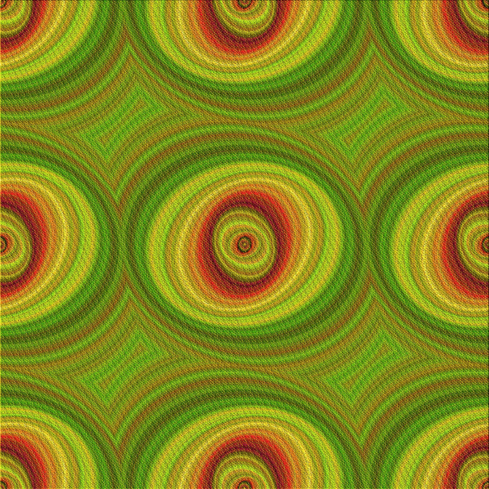 Round Patterned Pistachio Green Rug, pat3198yw