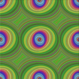 Square Patterned Green Modern Rug, pat3198