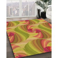 Patterned Yellow Rug, pat3199org