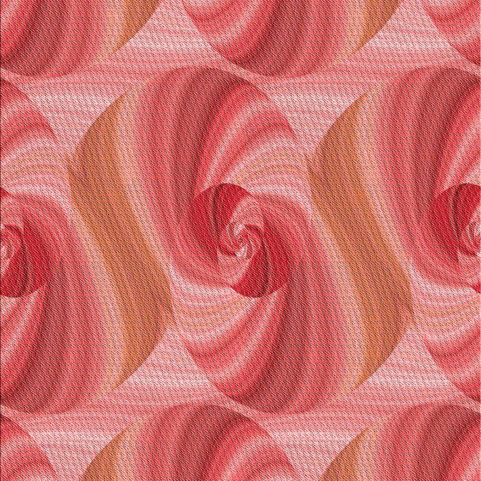 Patterned Red Rug, pat3199rd