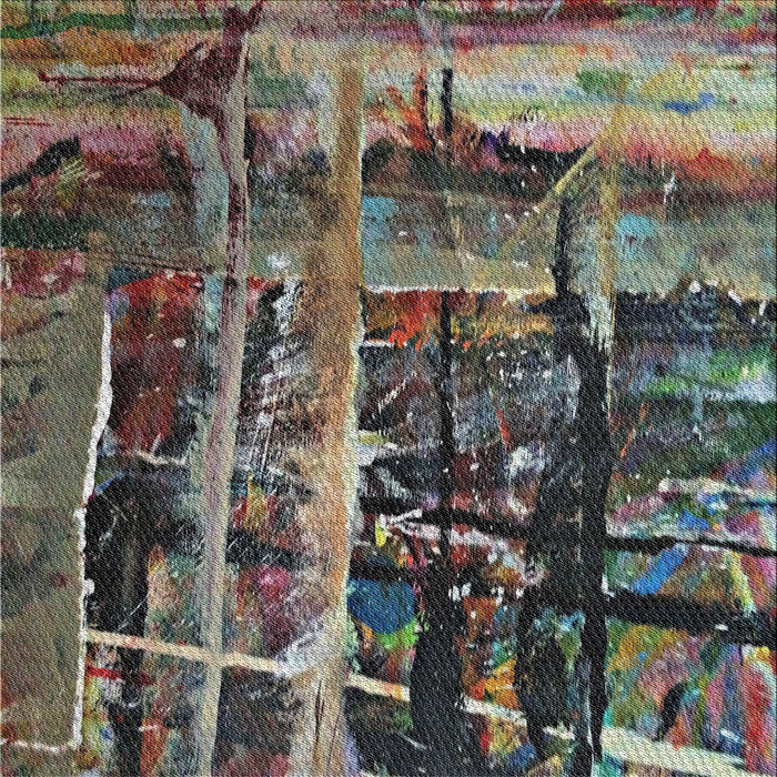 Sideview of Machine Washable Transitional Burgundy Brown Rug, wshpat31