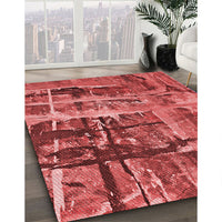 Patterned Red Rug, pat32rd