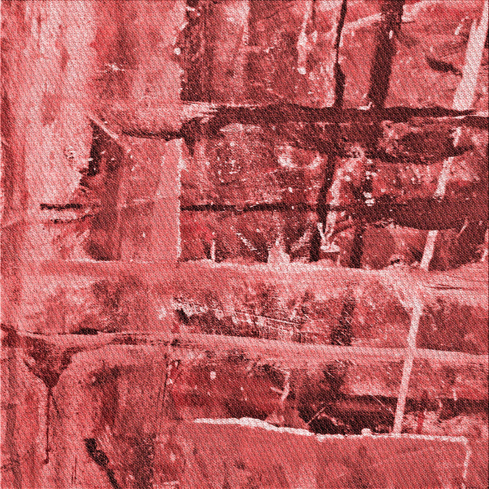 Round Machine Washable Transitional Red Rug, wshpat32rd