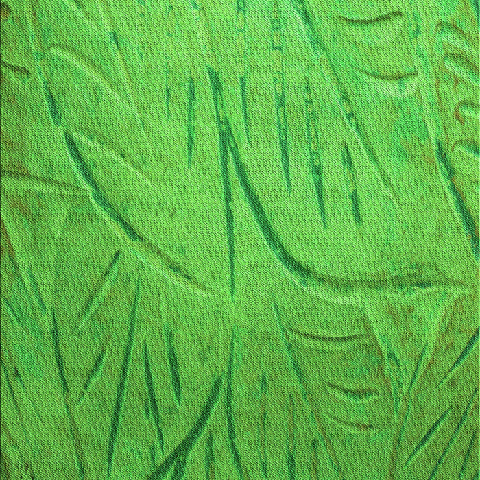 Patterned Neon Green Rug, pat320grn