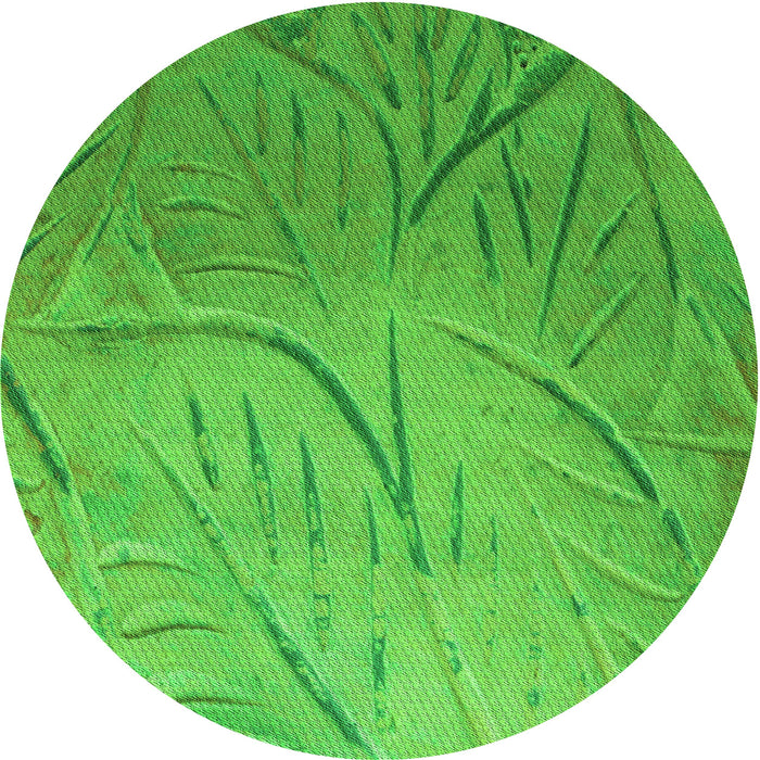 Square Patterned Neon Green Rug, pat320grn