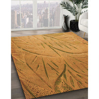 Patterned Dark Orange Rug, pat320org
