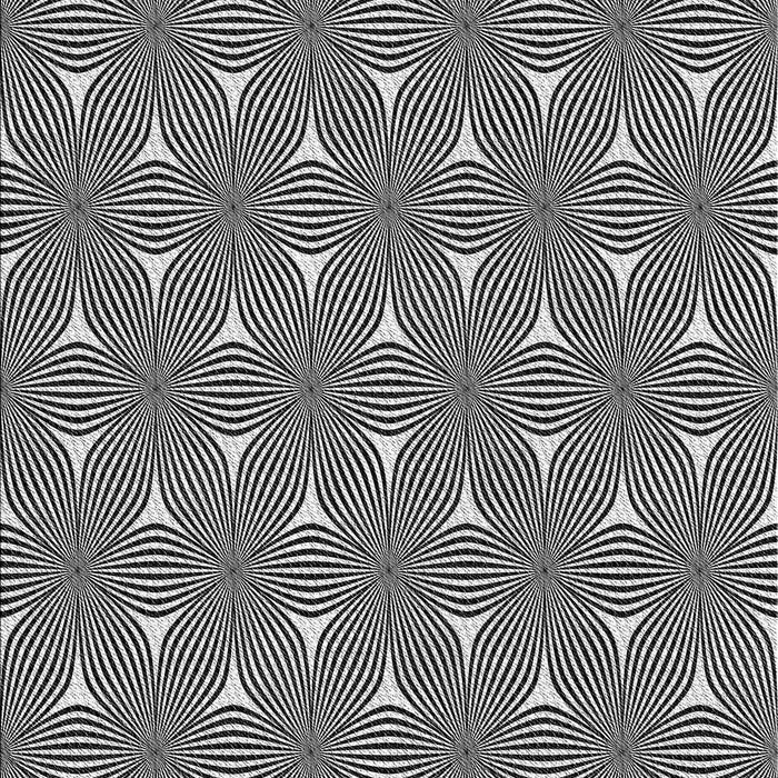 Patterned Charcoal Black Rug, pat3200gry