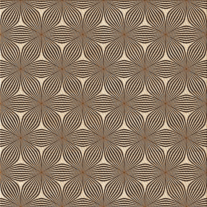 Round Patterned Red Rug, pat3200org